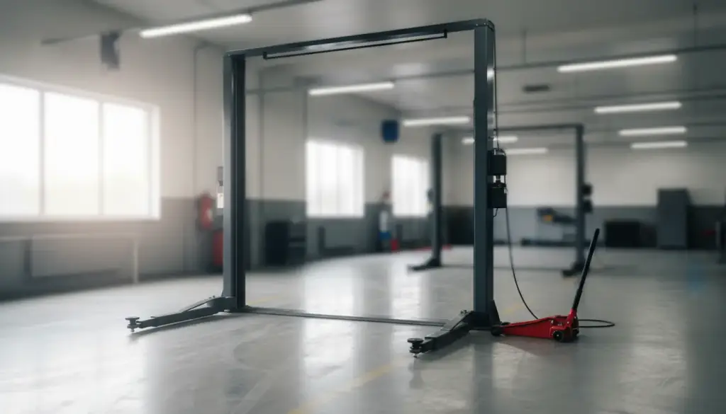 Lifts, jacks, compressors and exhaust